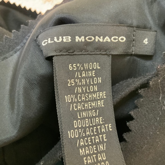 Club Monaco Wool Cashmere Blend Dress - Picture 4 of 4